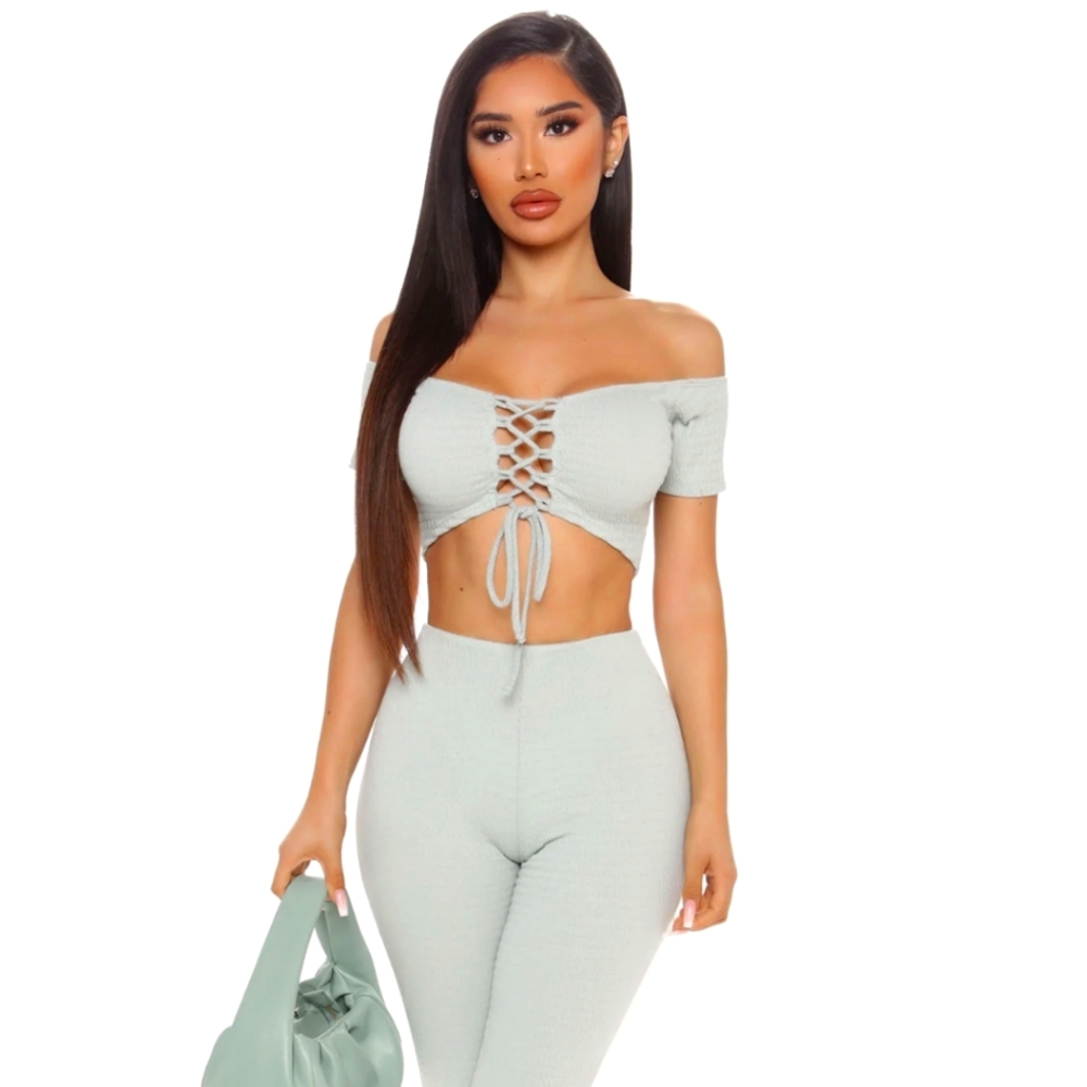 Comfy and sexy pant set